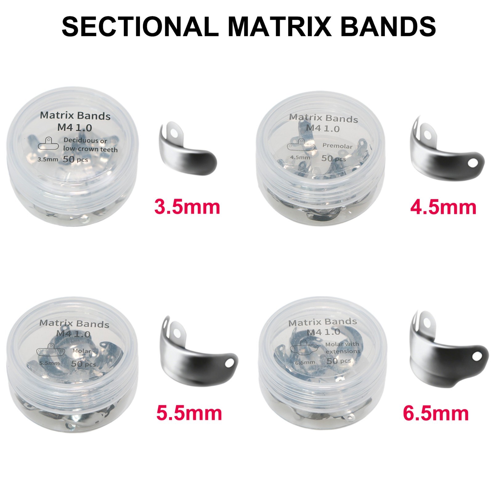 Dental Sectional Matrix Clamp Matrix Bands Ring Fit Garrison Palodent V3 System