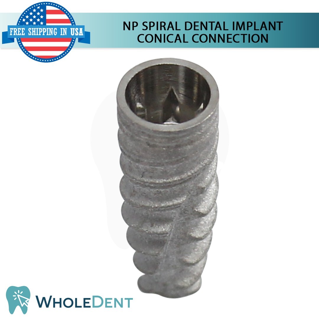 X5 Narrow Platform Spiral Conical Connection Hex 2.25mm Dental Titanium Sterile