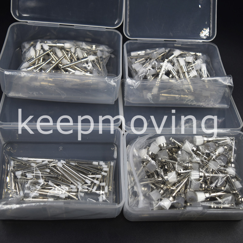 100x Disposable Dental Prophy Brush Cup Polishing Polisher 7 Types Flat Tapered