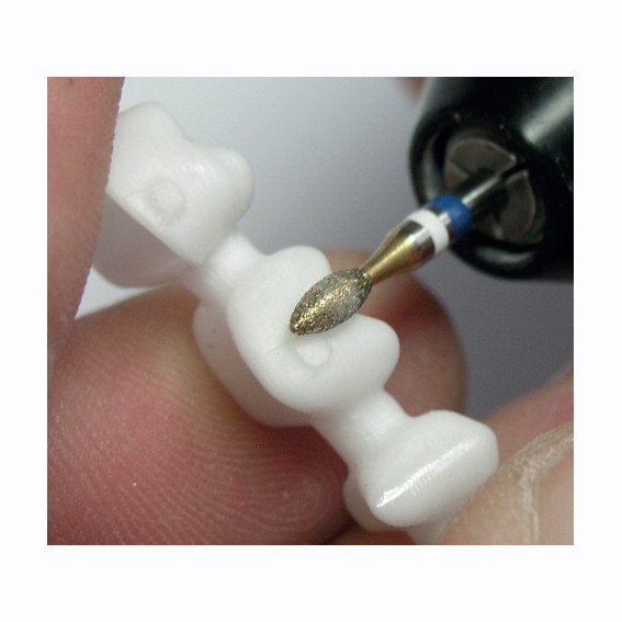 Lot x 4 Dental Lab HP Diamond Zirconia bur DFS with water cooling set grinder
