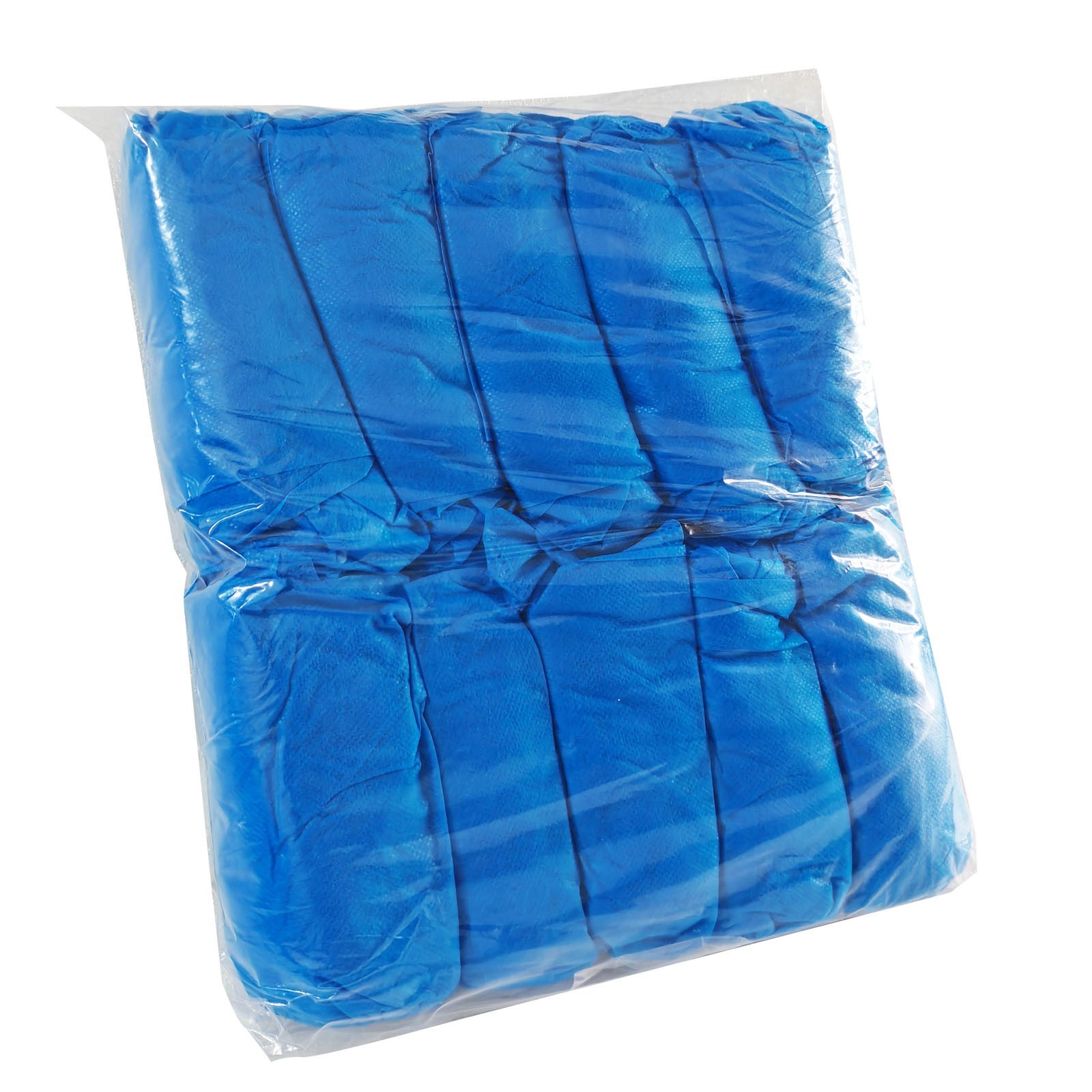 100pcs Blue Disposable Non-woven Shoe Covers Non-slip Wear-resistant Shoe Covers