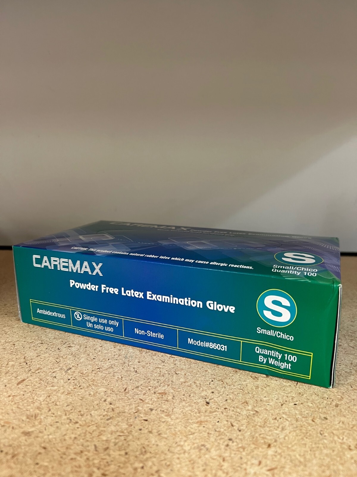 1000 Small Premium Latex Powder Free Disposable Exam Gloves (10 Boxes of 100)