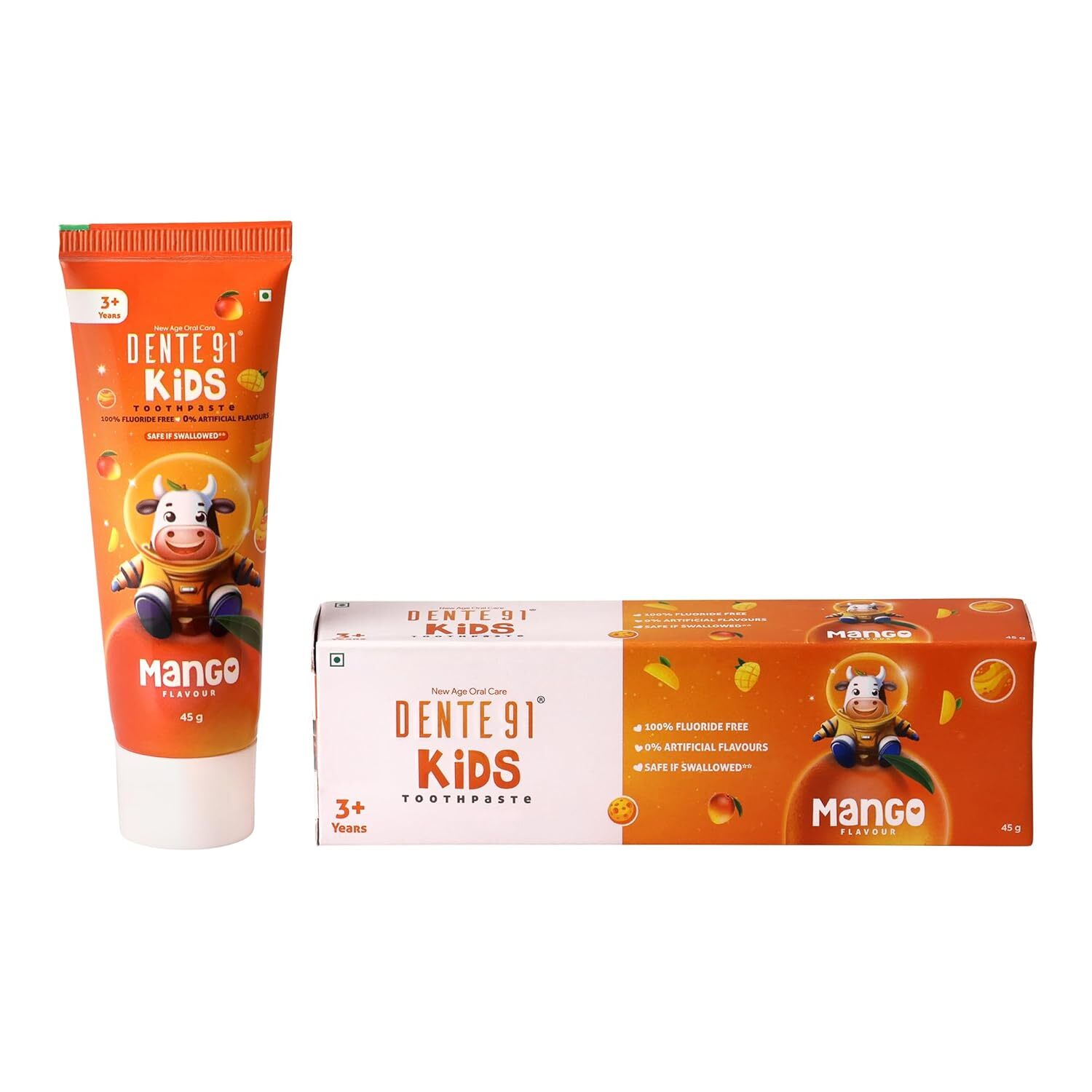 Kids Toothpaste, Protects against dental caries & Hypersensitivity, 45g, Dente91