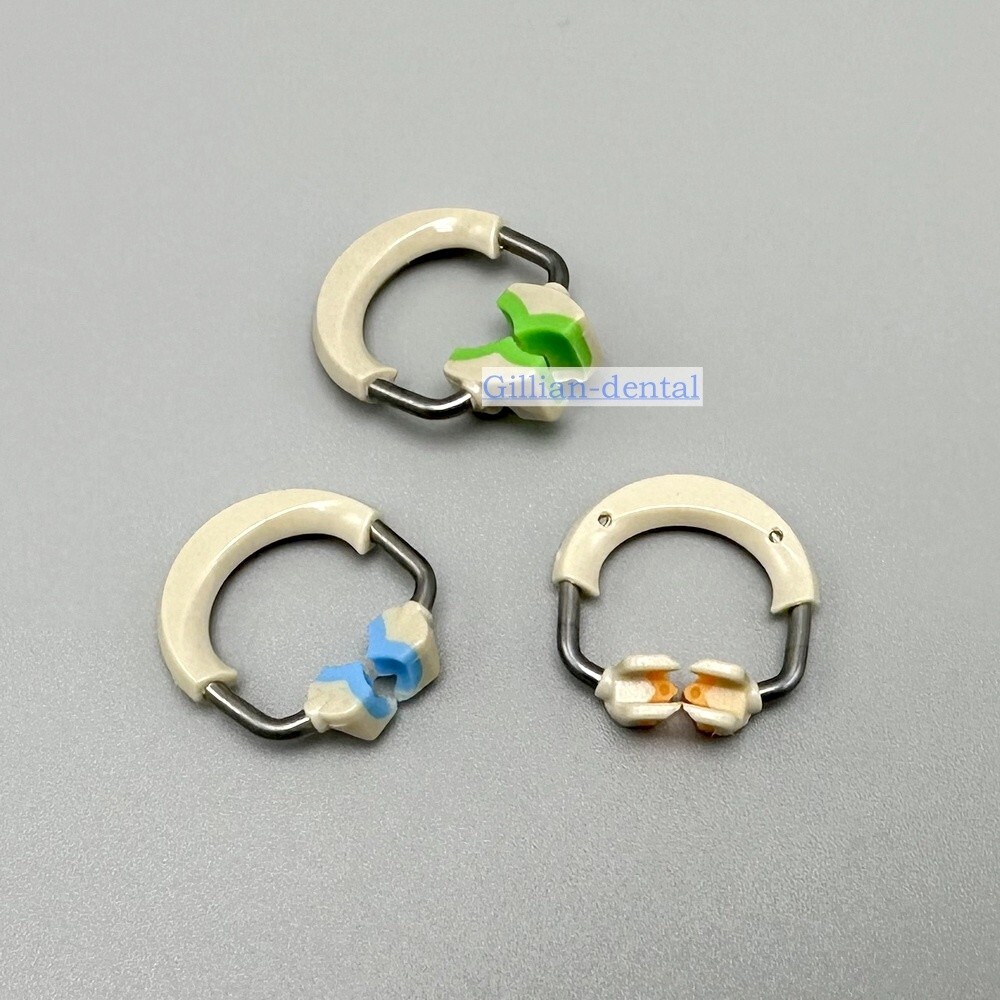 Dental Ortho Sectional Matrix System Nickel Titanium Alloy Matrices Clip Ring
