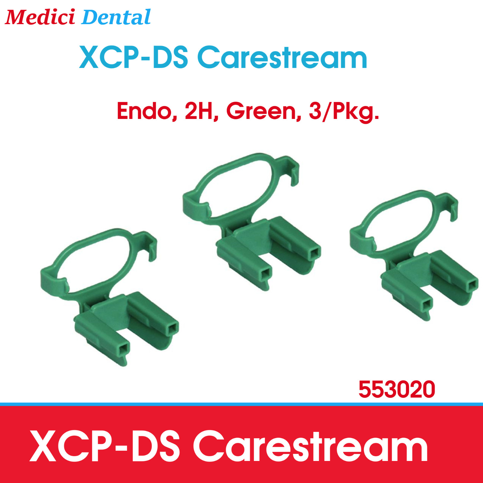 Dental X-Ray XCP-DS Carestream Kodak 6100 Kit Digital Sensor Holders, Arm, Rings