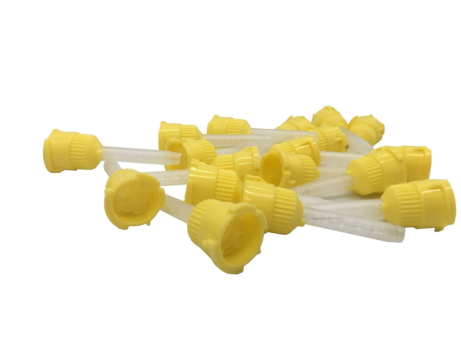 Dental Mixing Tips Impression (Short Yellow 5Cm)1:1 50Pcs