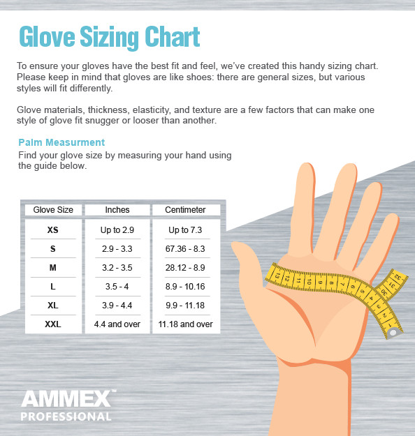 AMMEX White Latex Disposable Exam/Medical Gloves 4 Mil, Powder Free