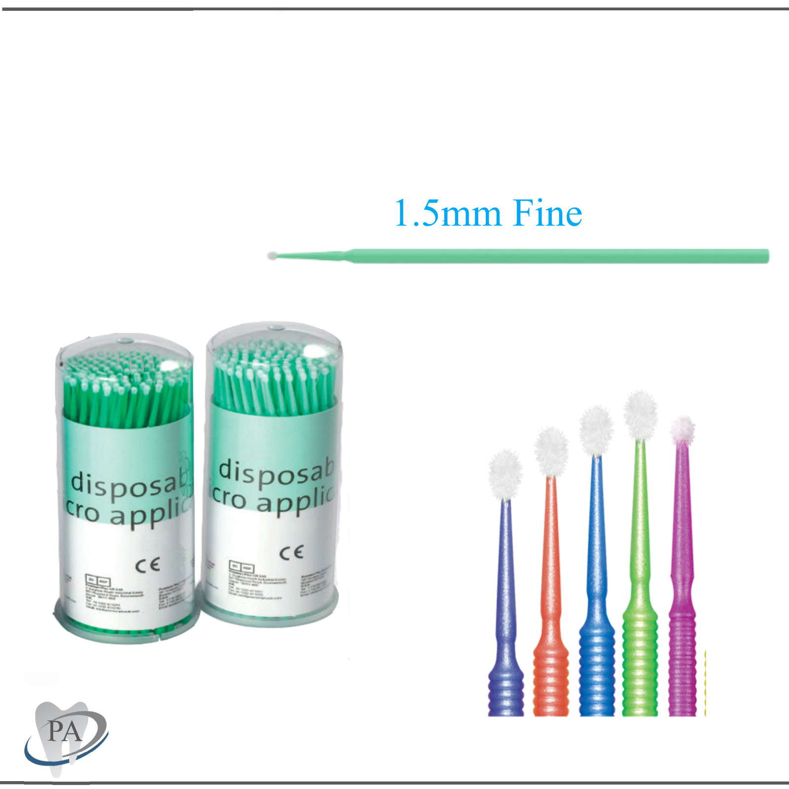 400pcs micro applicator tips micro brush Regular/Fine/Ultra /Super dental Beauty