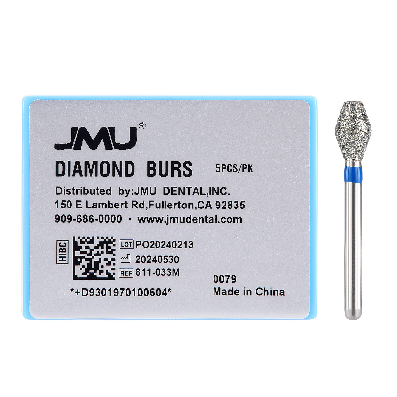 Up to 50pcs Dental FG Diamond Burs Barrer/Long Pear Shape fit High Spped Handpie