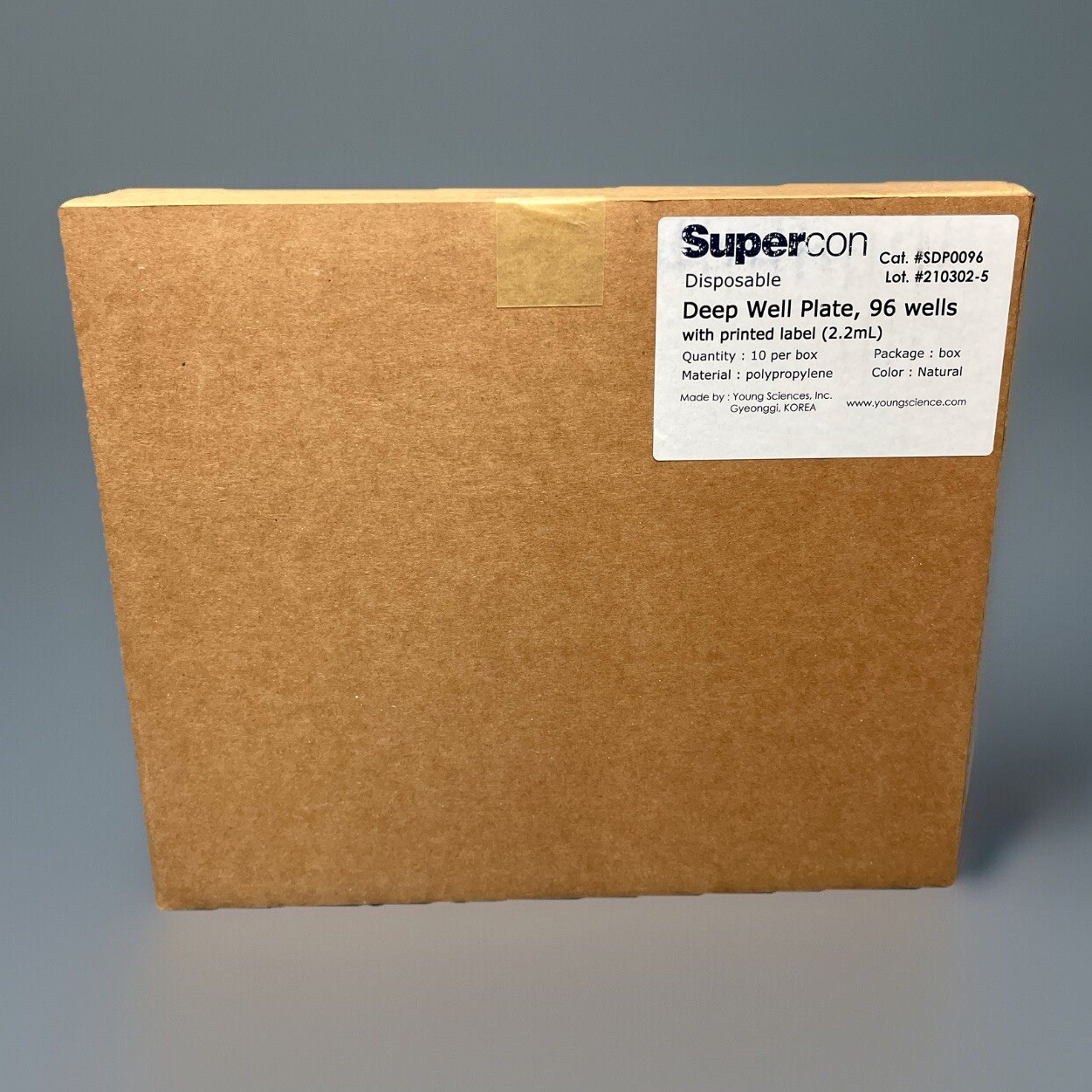 10-PACK 2.2ml 96-Well Deep Well Plate for KingFisher Flex, Duo Prime, Presto