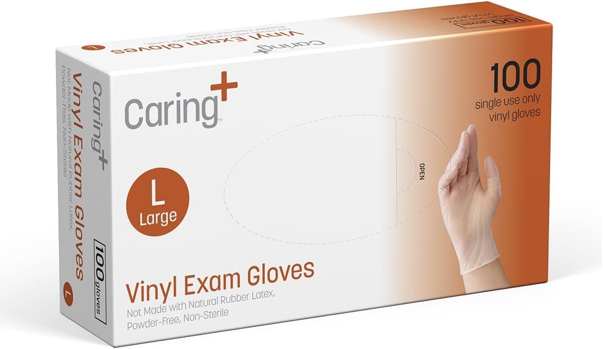 Comfortable Use X-Large Disposable Vinyl Gloves – 100 Count for Everyday Tasks