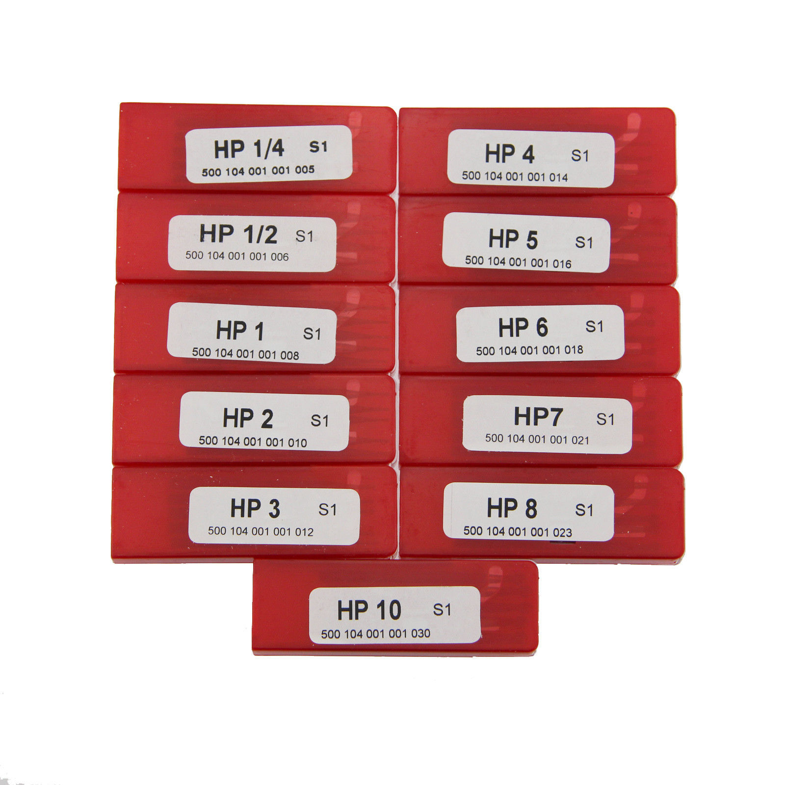 5 Pcs/Box Dental Tungsten Carbide Burs Drill 44.5mm HP for Straight Handpiece