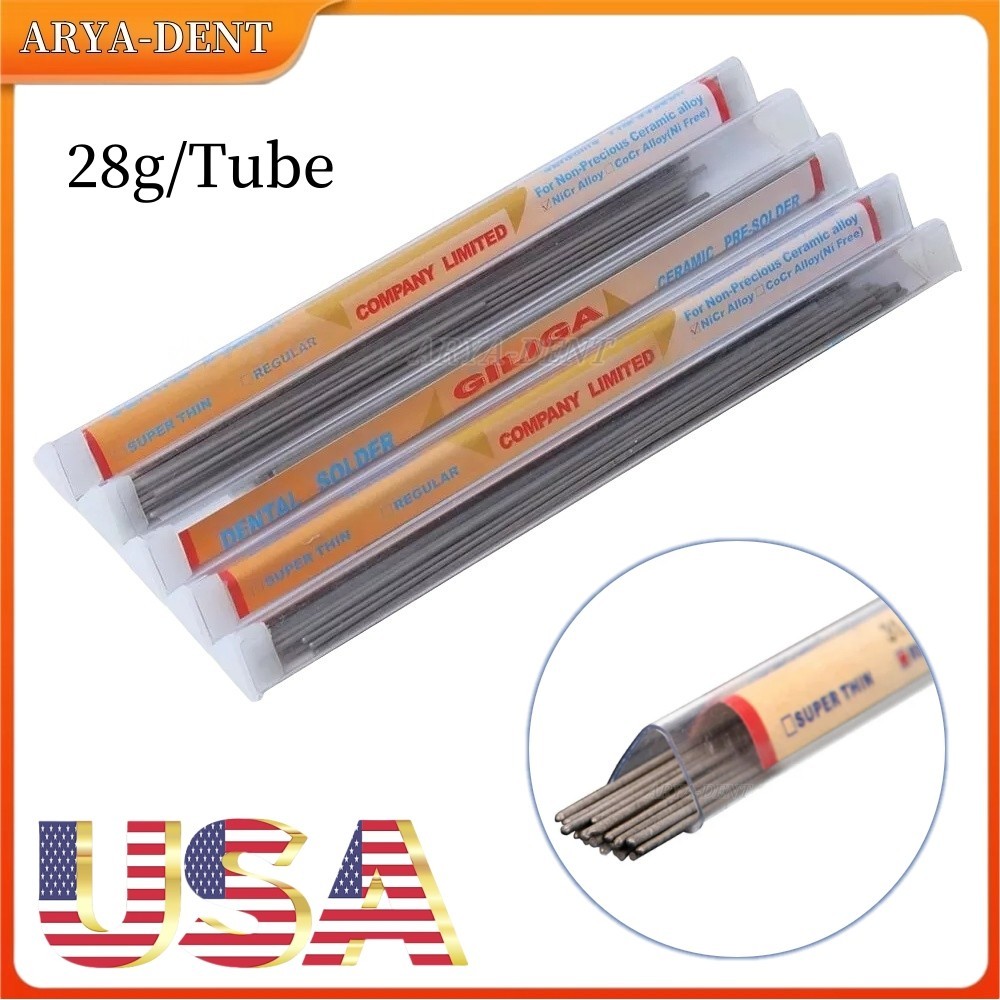 High Temperature Welding Rod NiCr Alloy Soldering Dental Lab materials 28g/Tube