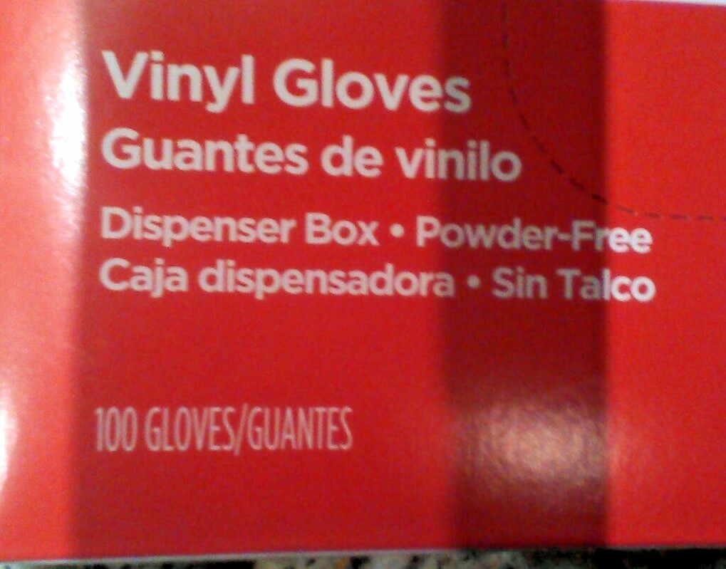 100-PCS Gordon Choice Vinyl Gloves Size-Medium