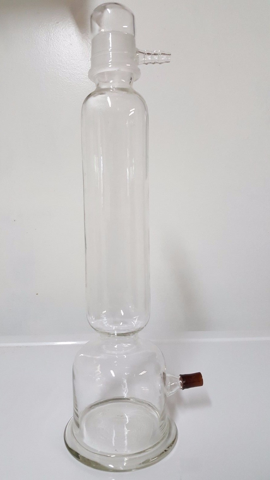 Lab Glass Drying Tower with Ground Glass Stopper 500ml new