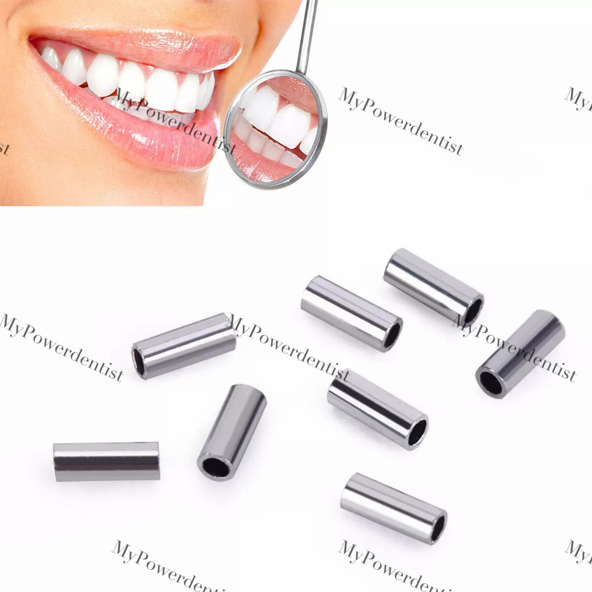 Dental Orthodontic Mini Stop Crimpable Stop Hook Closed Archwire Stopper 0.5/0.8