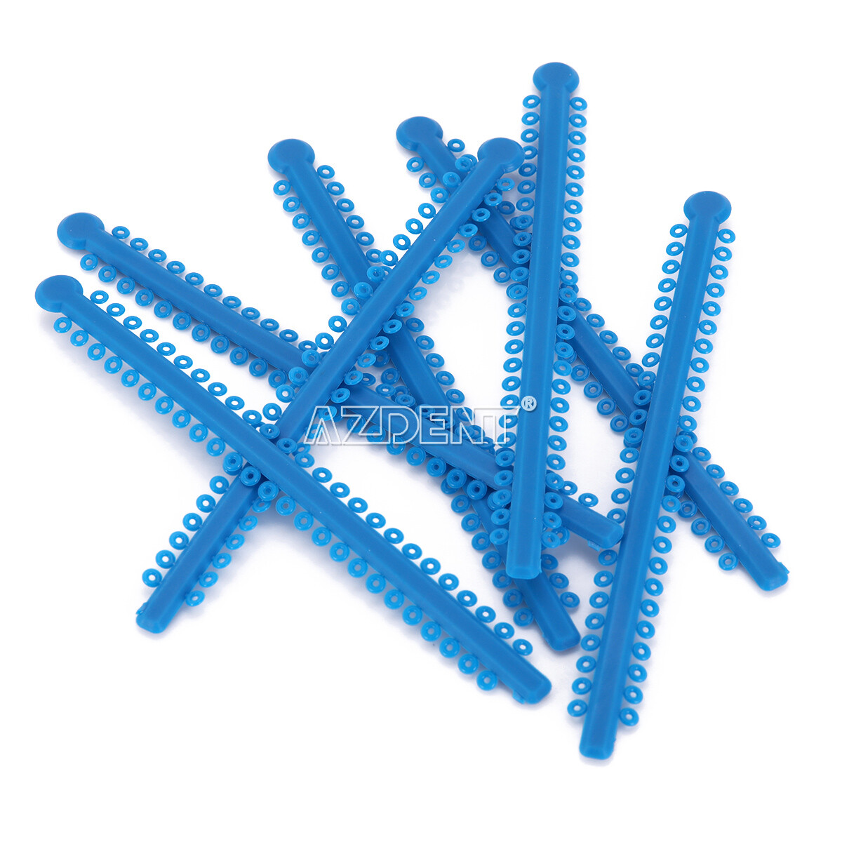 AZDENT Dental Orthodontic Ligature Ties Elastic Rubber Bands /Round Arch wires