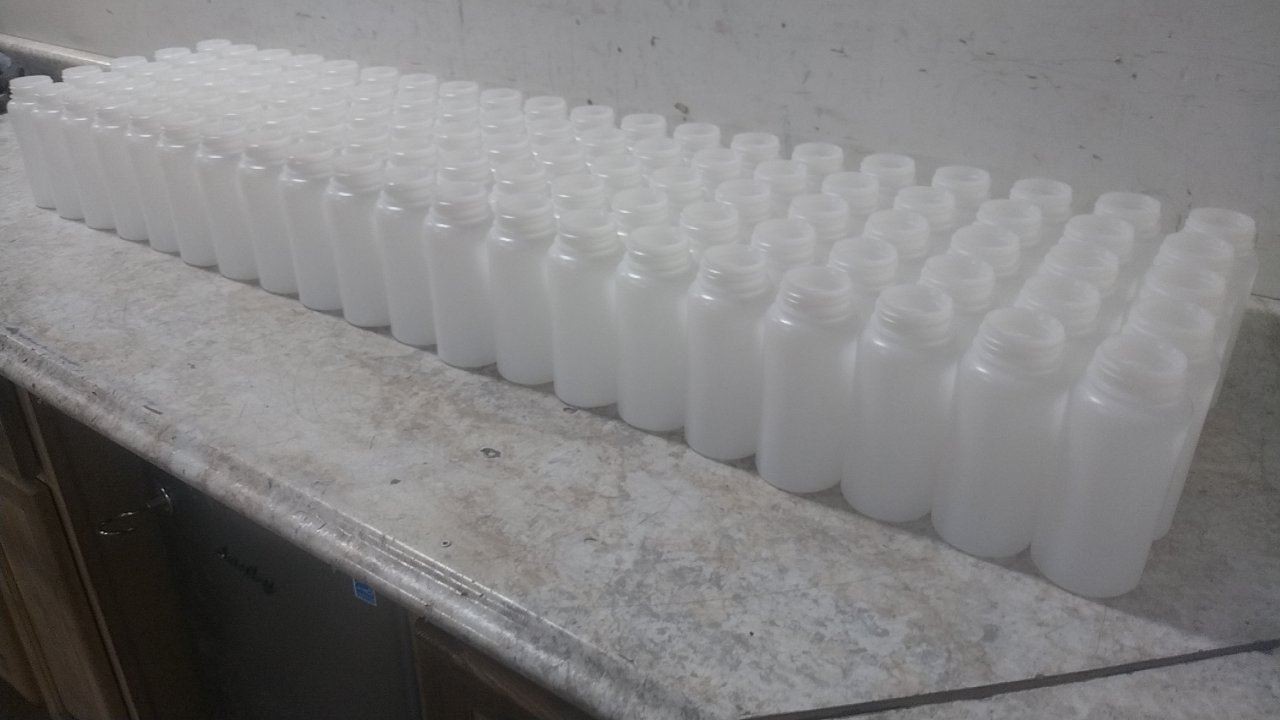 SP Bel-Art 10625-9007 100 Pk 16.9 Fl Oz 500mL Capacity HDPE Bottle