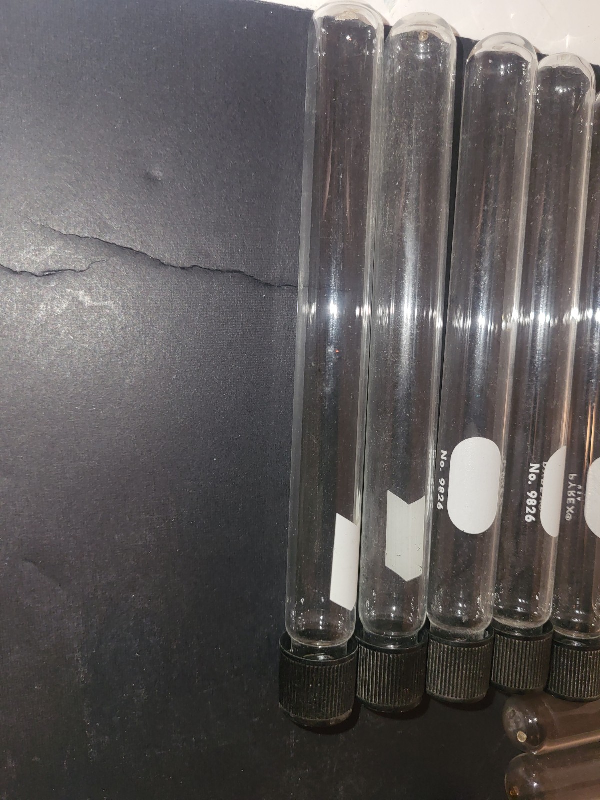 (30) CORNING PYREX 9826/Generic Glass Round Bottom Culture Tubes (bx53)