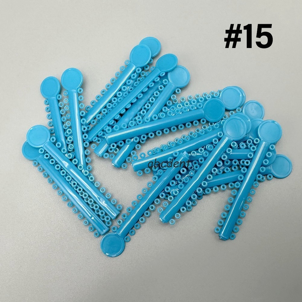 1040Pcs Dental Orthodontic Elastic Braces Rubber Band Ligature Ties For Bracket