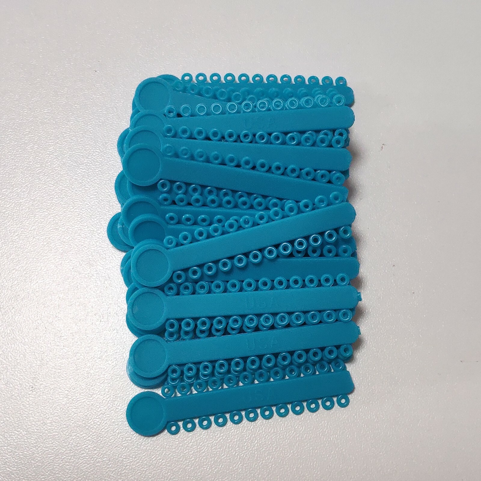 1Pack/1008pcs Dental Ligature Ties Orthodontic Elastic Rubber Bands 38 Colors