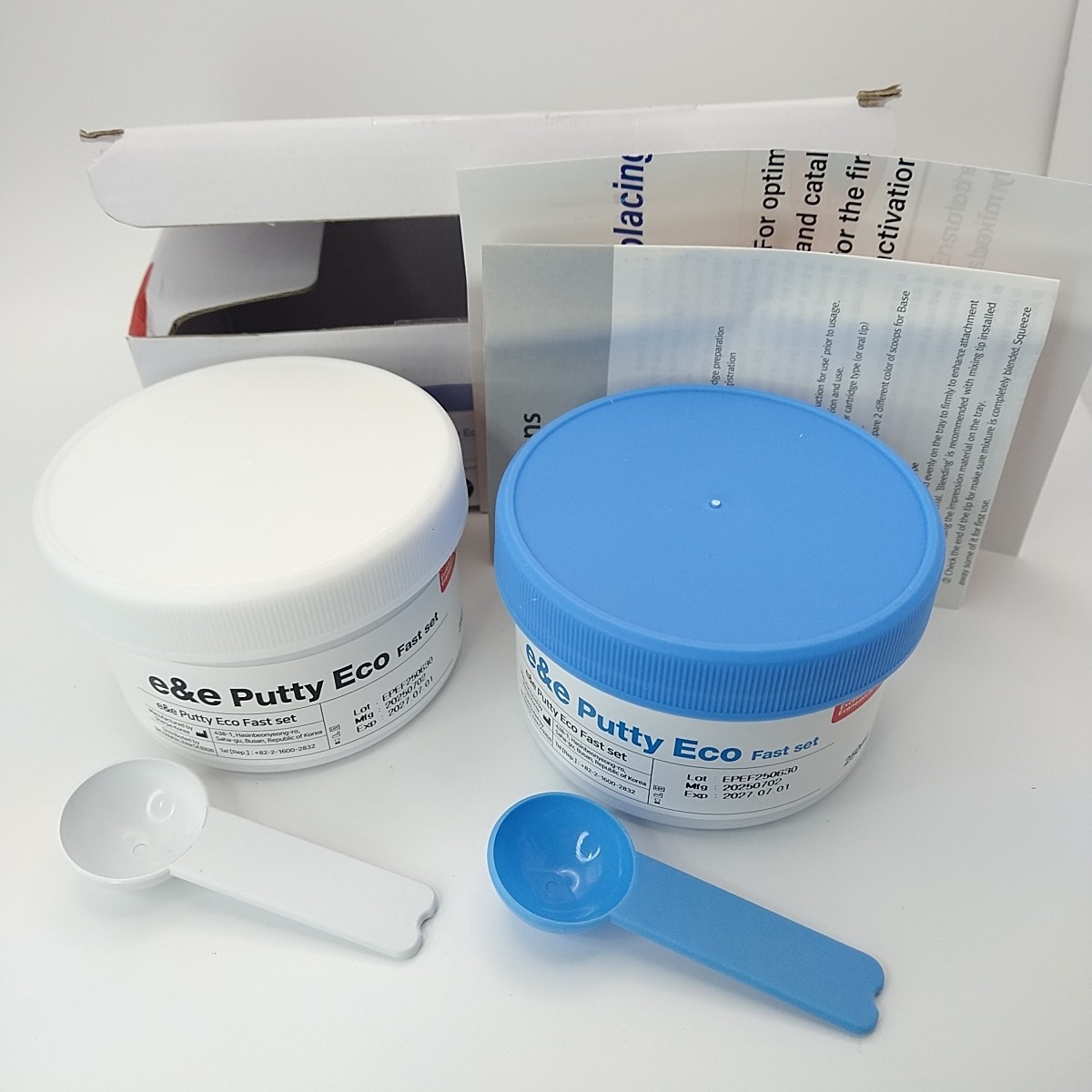 E&E Putty Eco Fast Set – 250 ml Base & 250 ml Catalyst