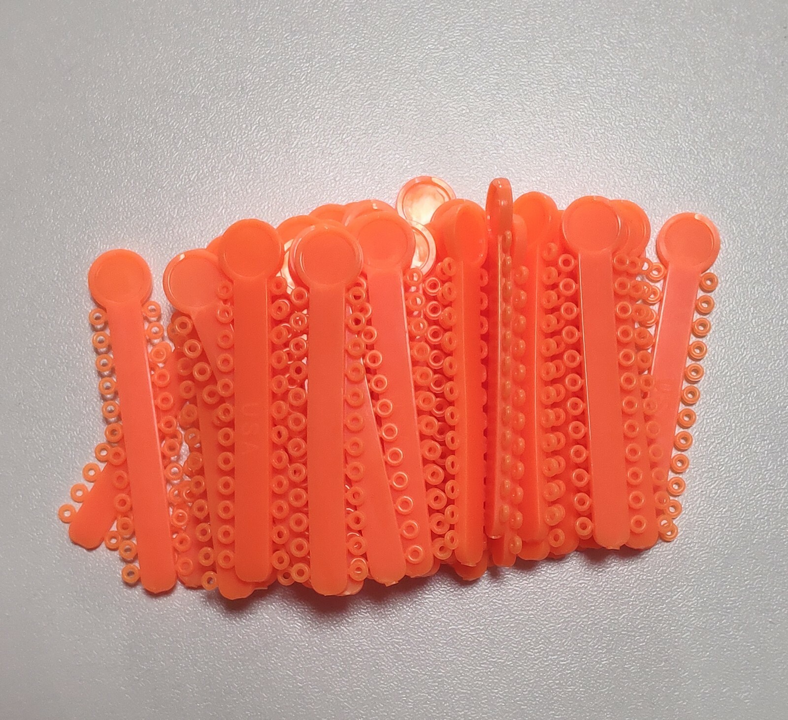 1Pack/1008pcs Dental Ligature Ties Orthodontic Elastic Rubber Bands 38 Colors