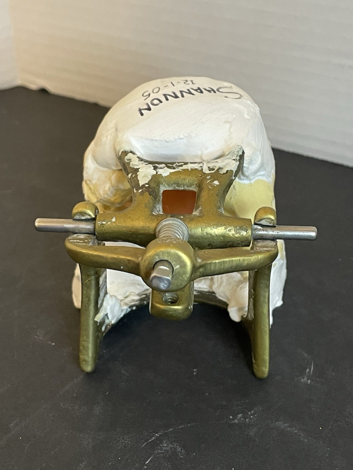 Dental Articulator Implant Case Medical Oddity Macabre Curiosity Halloween Prop