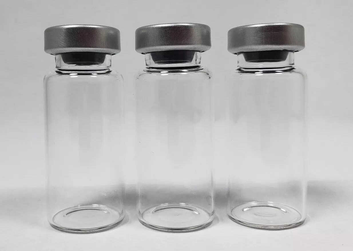 Various Empty 10ml 3ML CLEAR sterile capped serum vial *NEW*