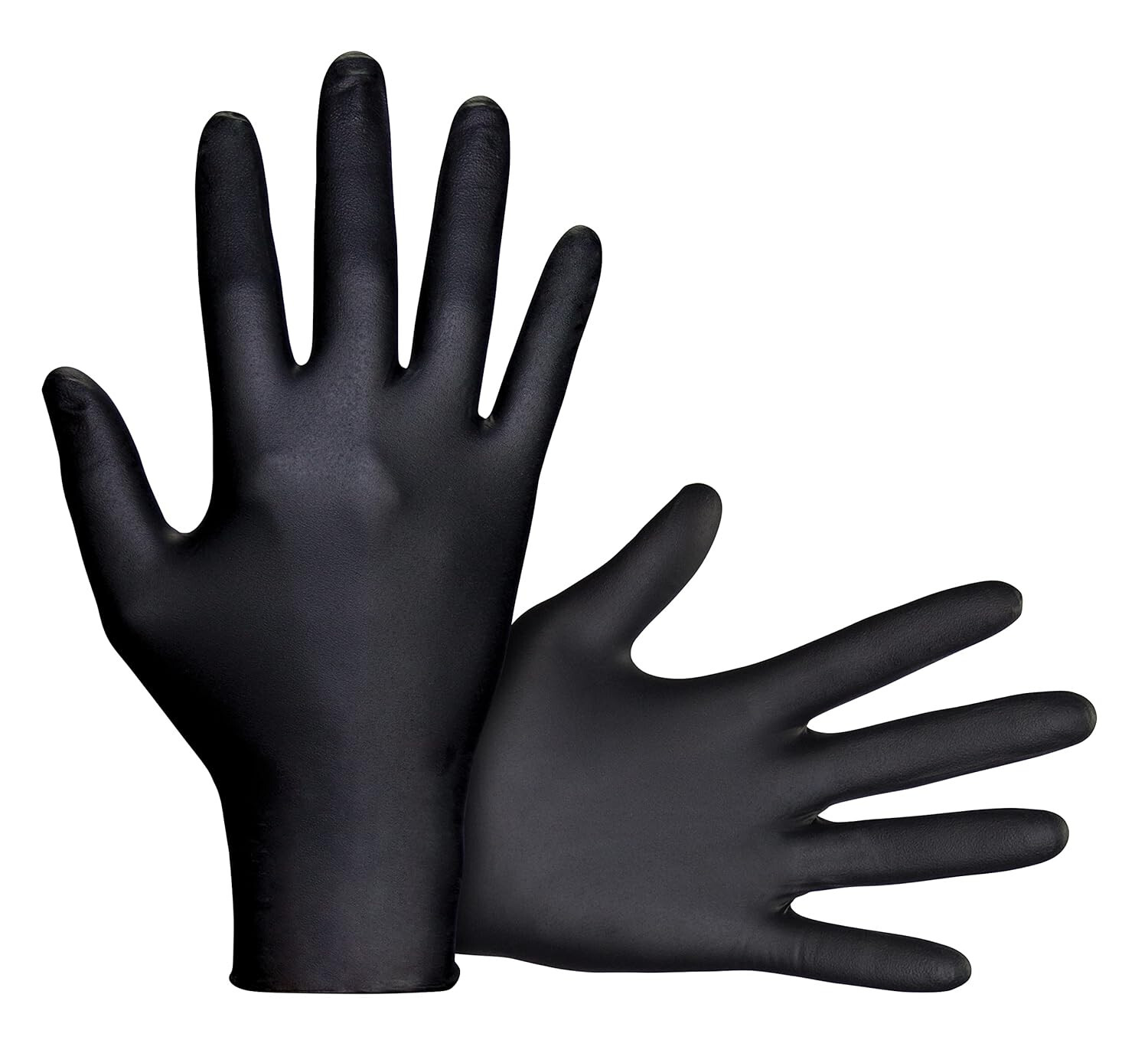 SAS Raven Black Nitrile Gloves Powder Free New 7mil Version (100 Gloves Per Box)