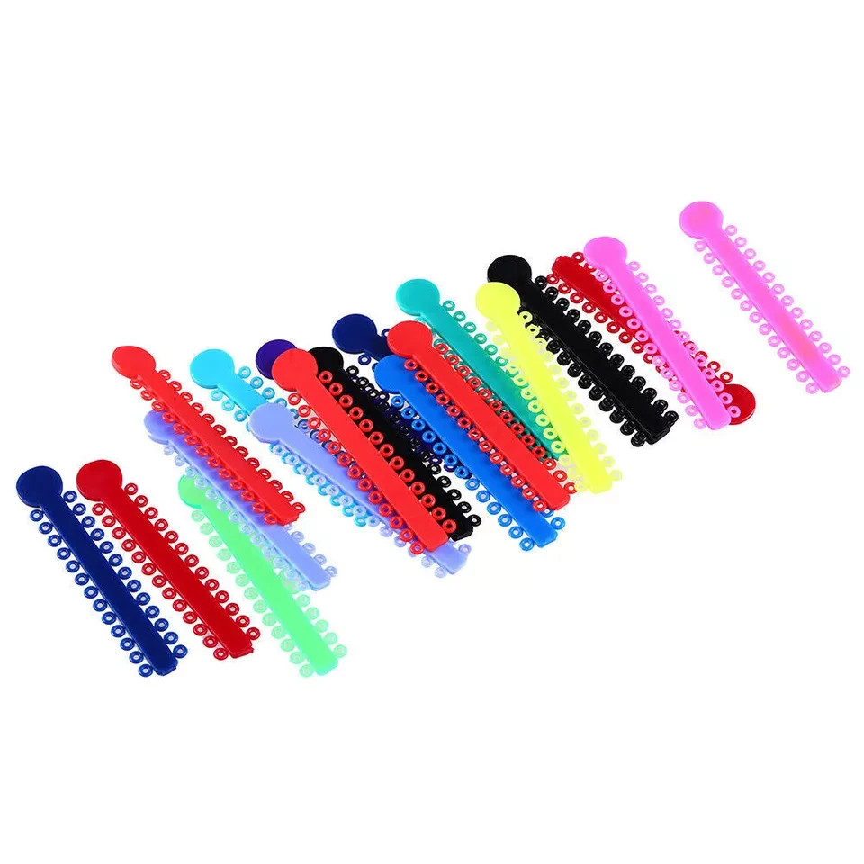 1040 Pcs Dental Orthodontic Ligature Ties Elastic Braces Rubber Bands Ligaduras