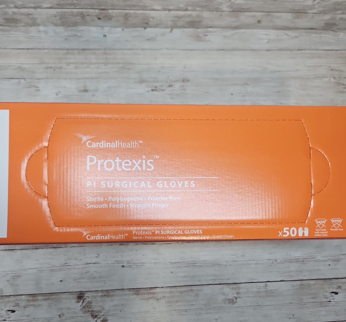 Protexis PI Surgical Gloves *1 CASE 200 Pair* Cardinal Size: 7.5 Exp: 11/27