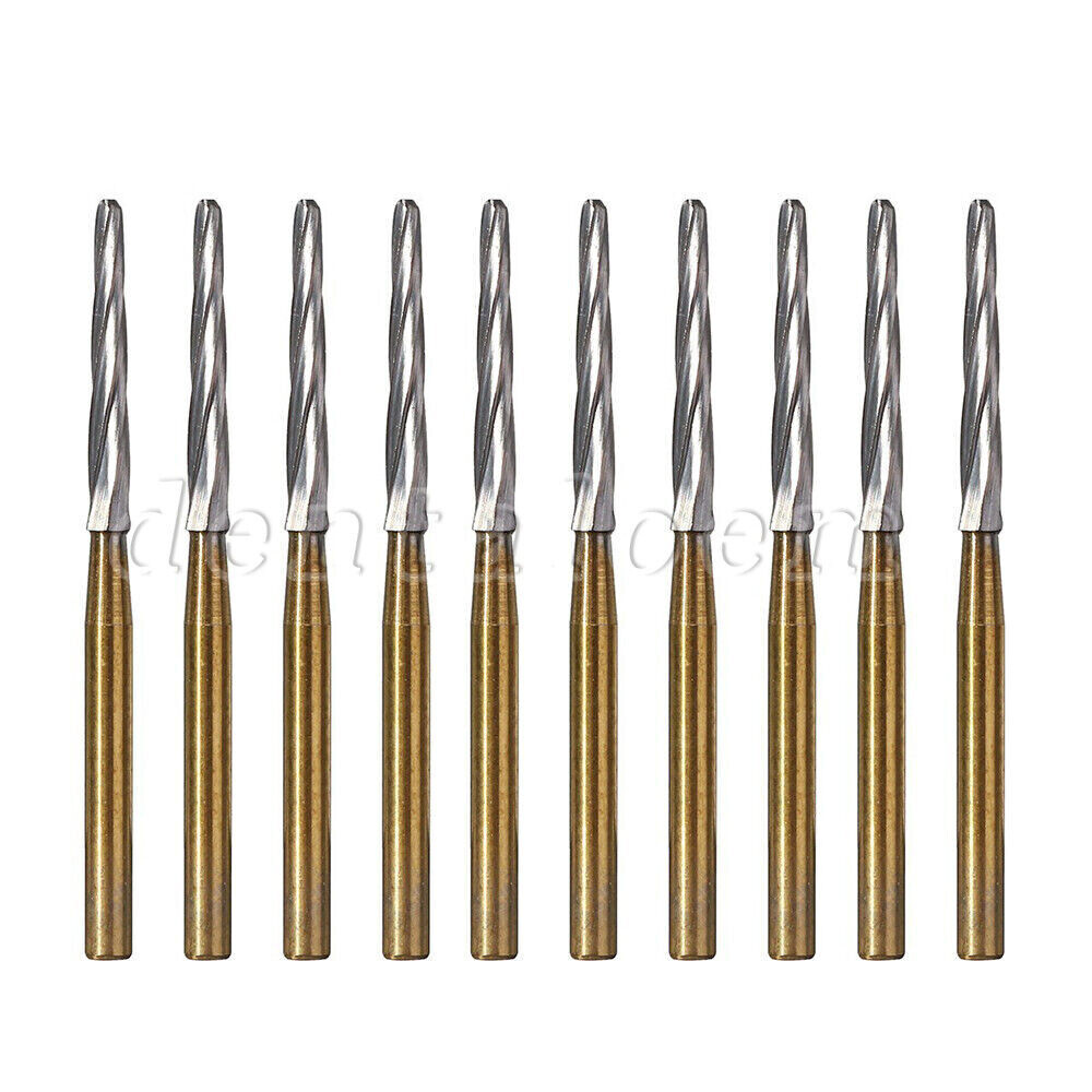 5Pcs Dental Endo-Z Titanium Tungsten Carbide High Speed Cutting Burs FG 1.60mm