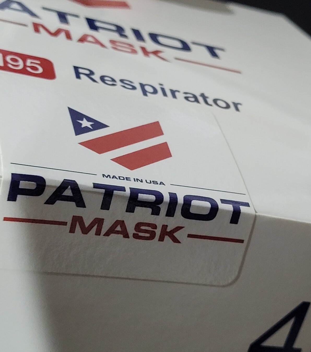 Patriot NIOSH Approved ALG N95 Mask LG Health USA Made QTY 80