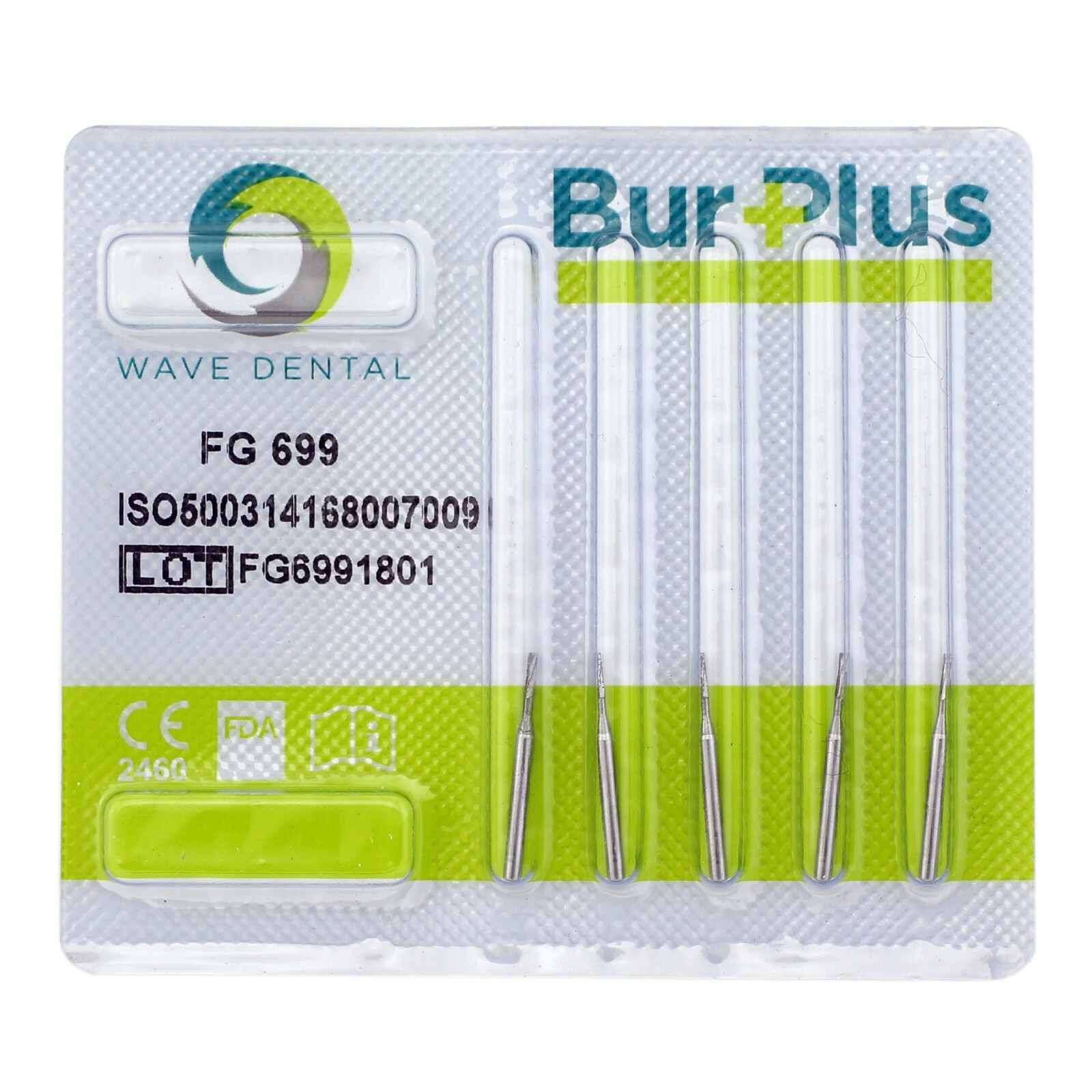 Wave Dental Tungsten Carbide Bur 699 699L 701 701L 702 702L FG High Speed Burr