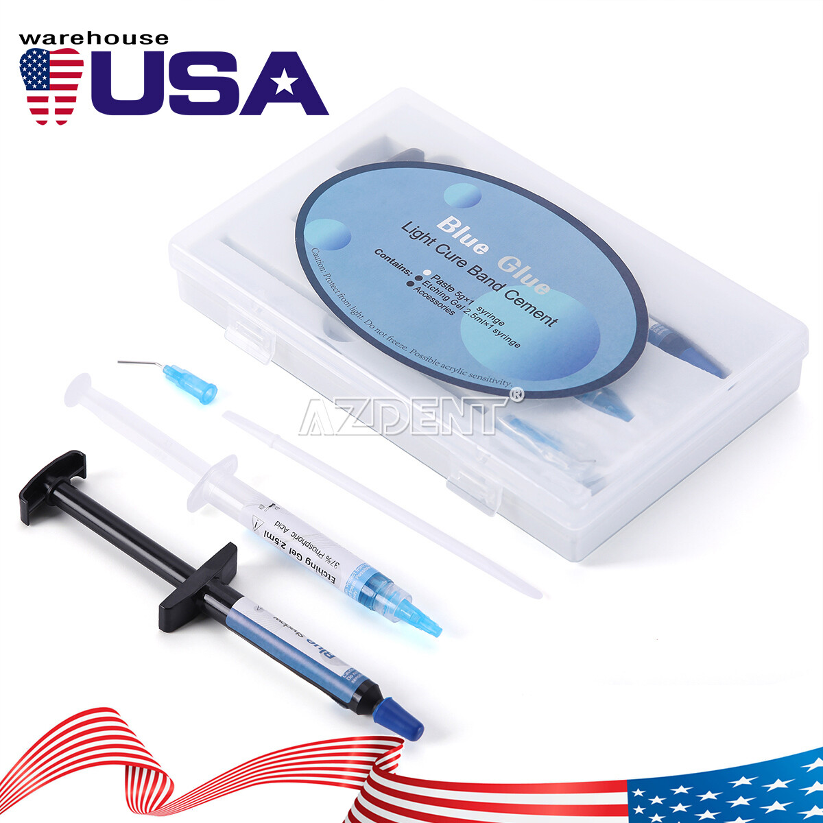Dental Orthodontic Light Cure Adhesive No-mix Resin Paste Direct Bonding System