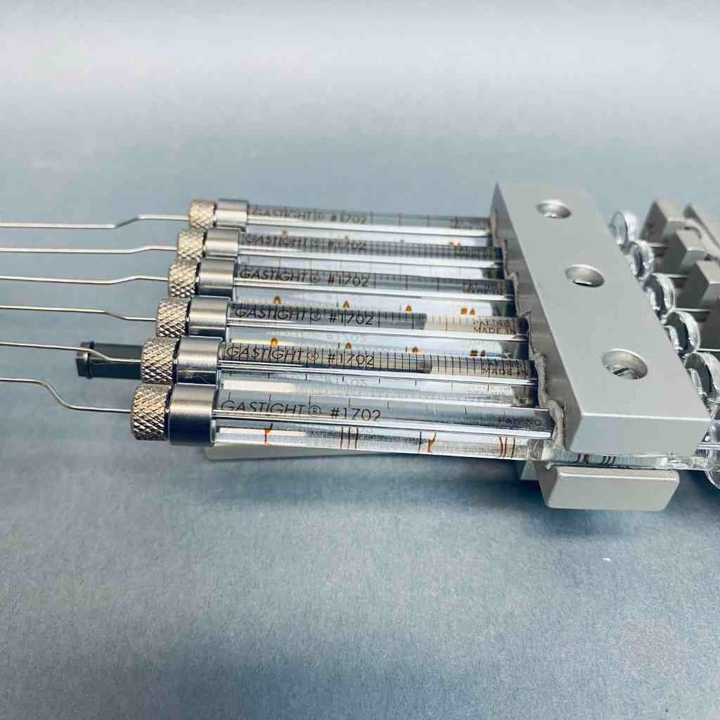 Hamilton Multi-Syringe Terasaki Dispenser Gastight 1702 25 ul