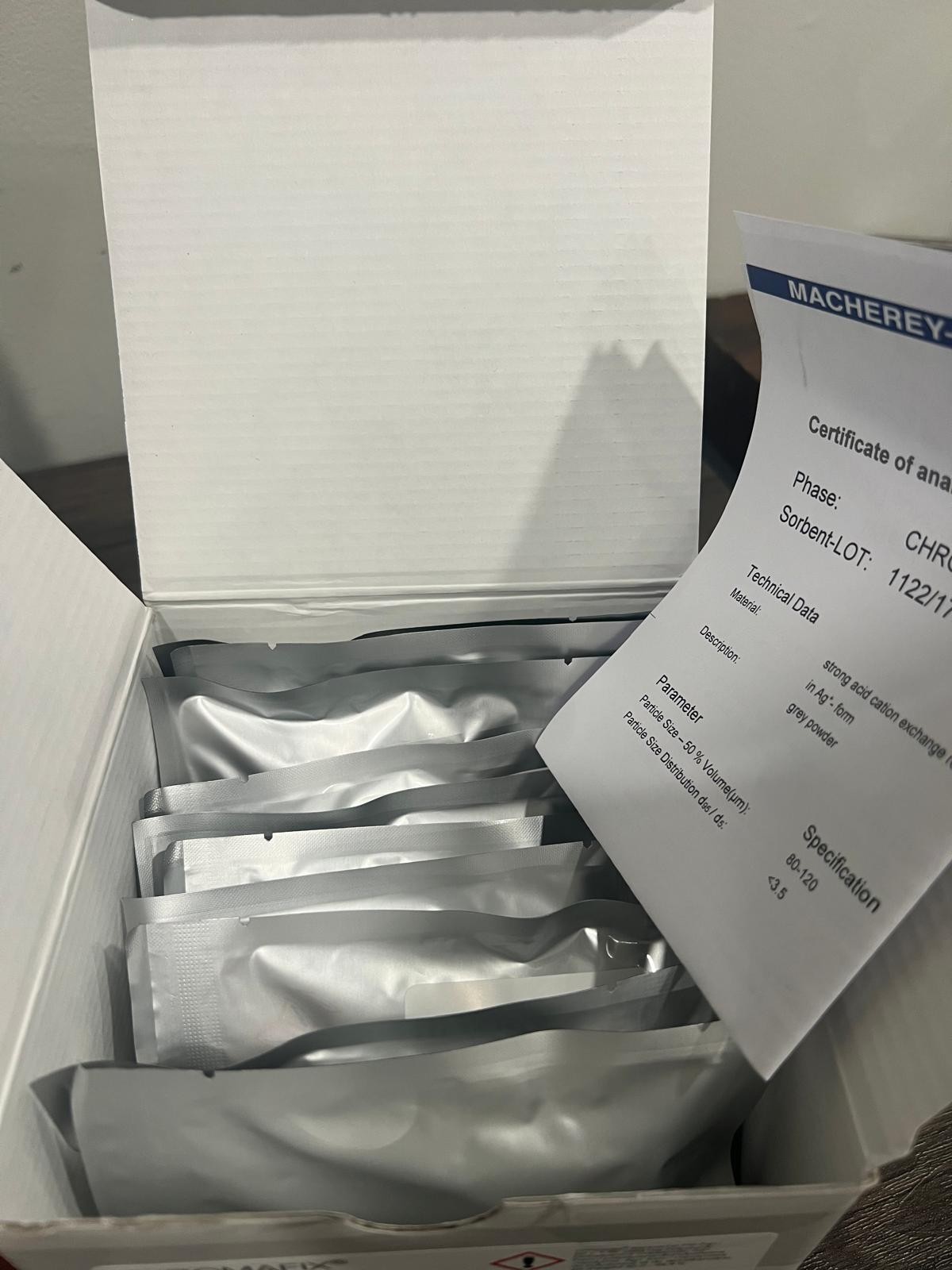 SPE Cartridges Solid Phase Extraction Chromafix PS-Ag+ Size M 50 pcs