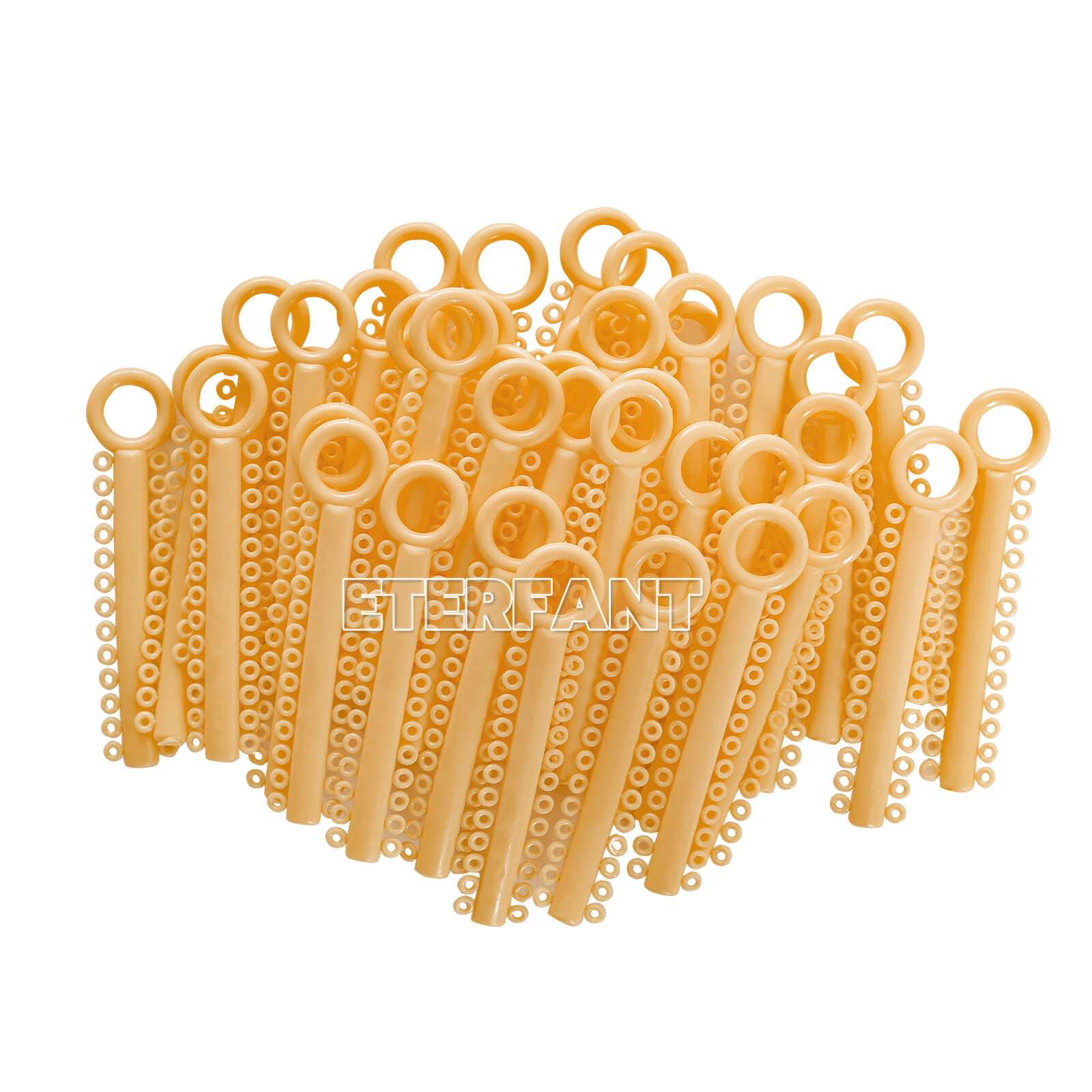 1040PCs ETERFANT Dental Orthodontic Ligature Ties Elastic Rubber Bands Brackets