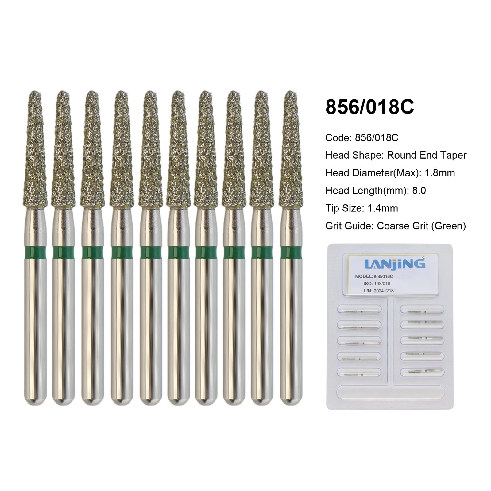 Wave Dental Carbide Bur FG Diamond Burs Football Pear Round End Taper High Speed