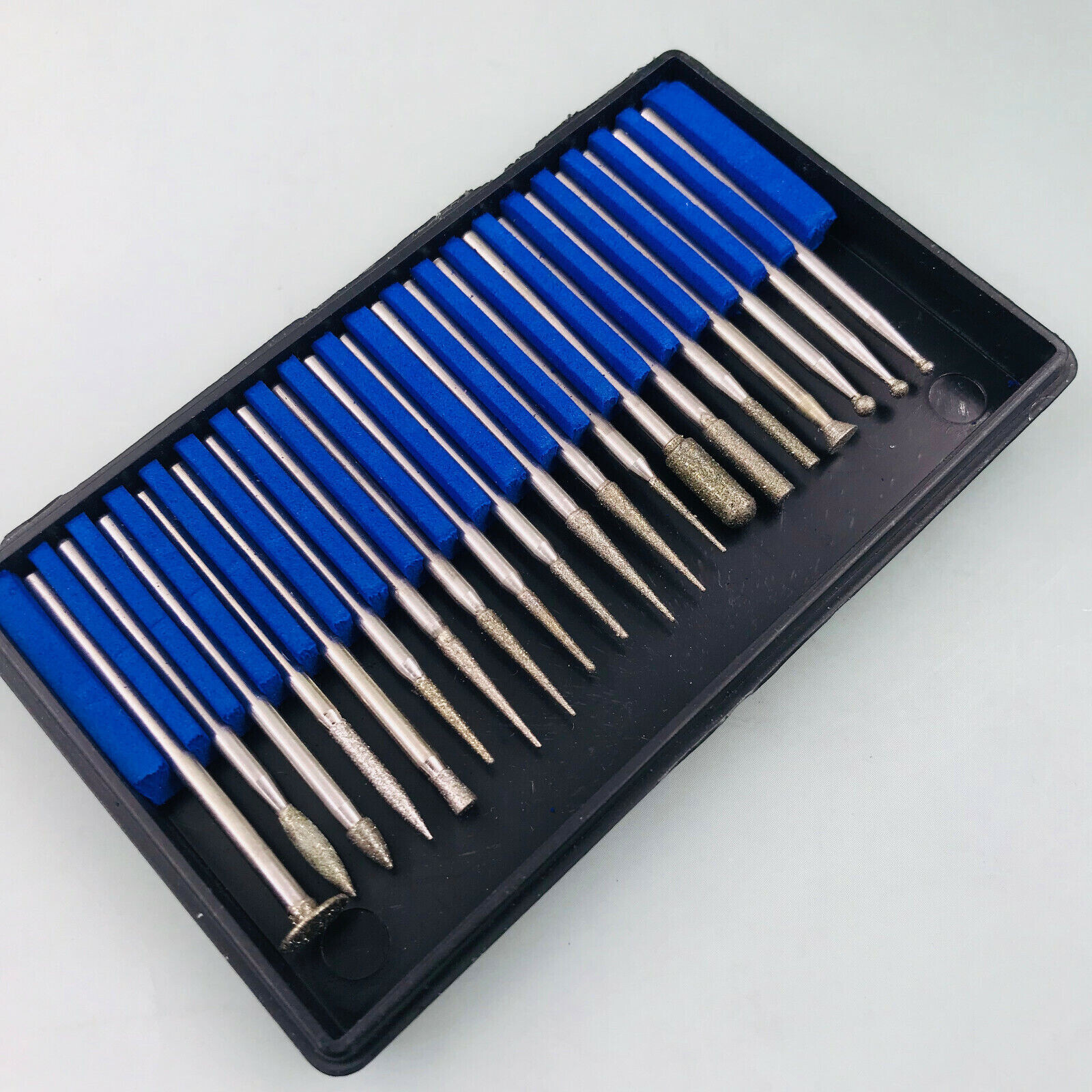 20pcs Tungsten steel Carbide Burs Drill Polisher 2.35mm Dental Lab Beauty Cutter