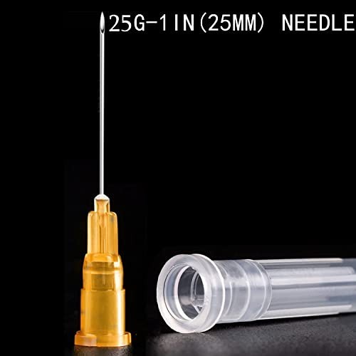 100 Pack 1ml Luer Slip Syringes with Caps, Individually Sealed for Labs & Crafts