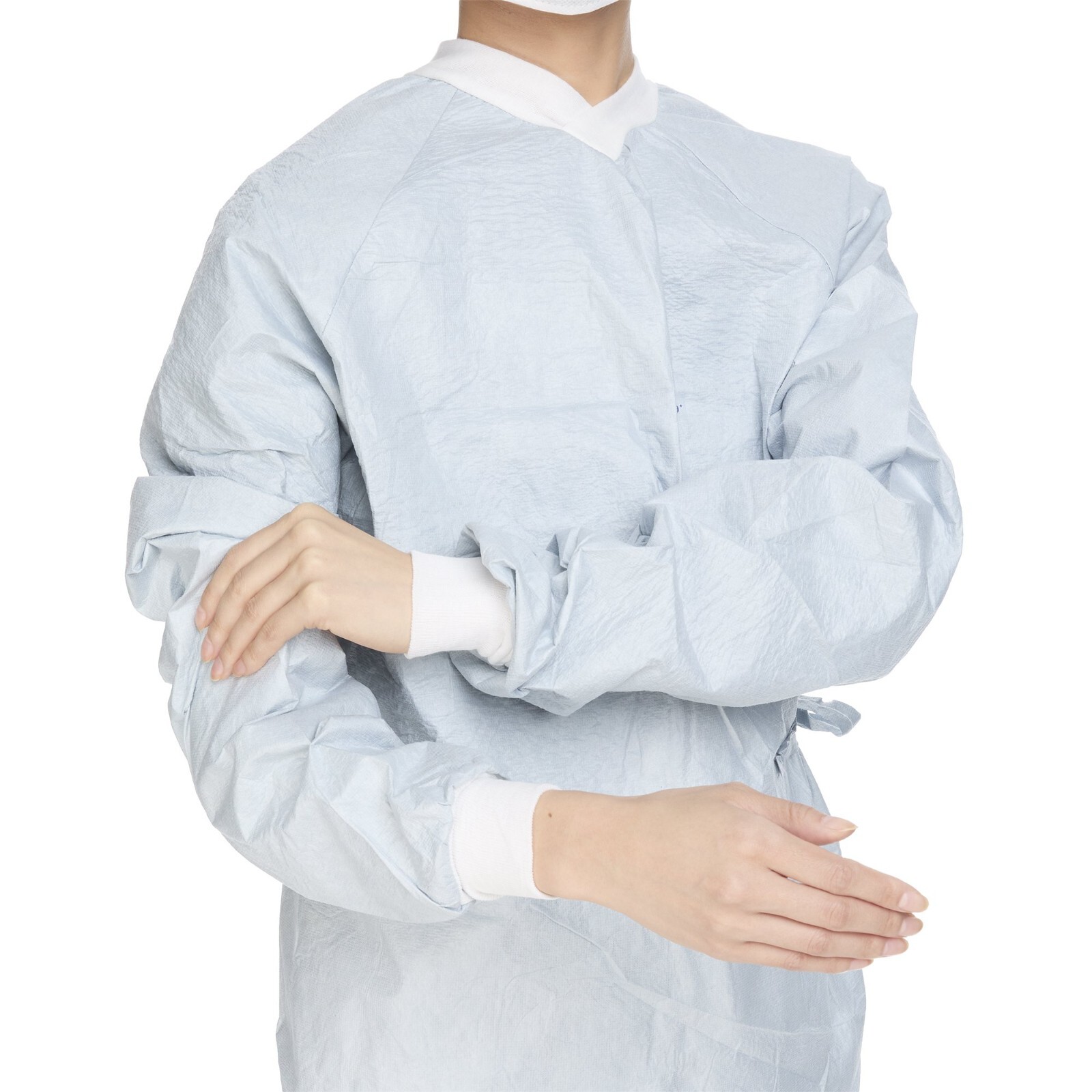 *1-Piece* Halyard Aero Chrome Performance AAMI Level 4 Surgical Gown Small 44672