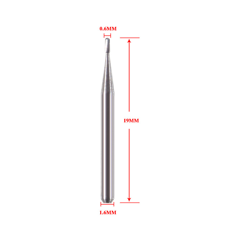10 Pcs Dental Carbide Burs Pear-Shaped Type High Speed Tungsten Steel Bur FG329