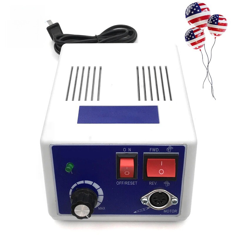 Dental Lab MARATHON-III Electric Micromotor +Contra Angle Straight Handpiece Kit