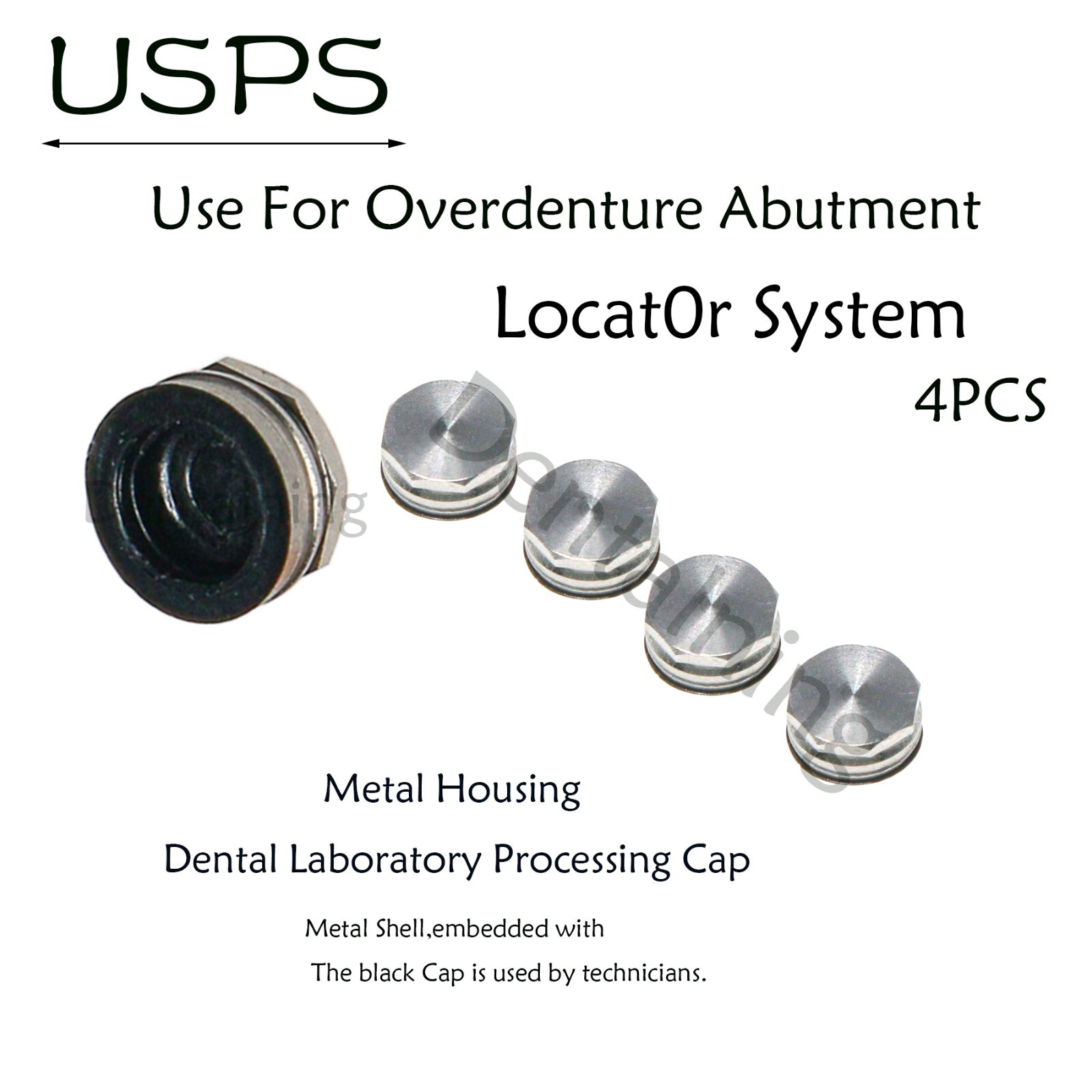 US Dental Overdenture Implant Abutment Locator Sys For Hiossen Regular 3/4/5.0mm