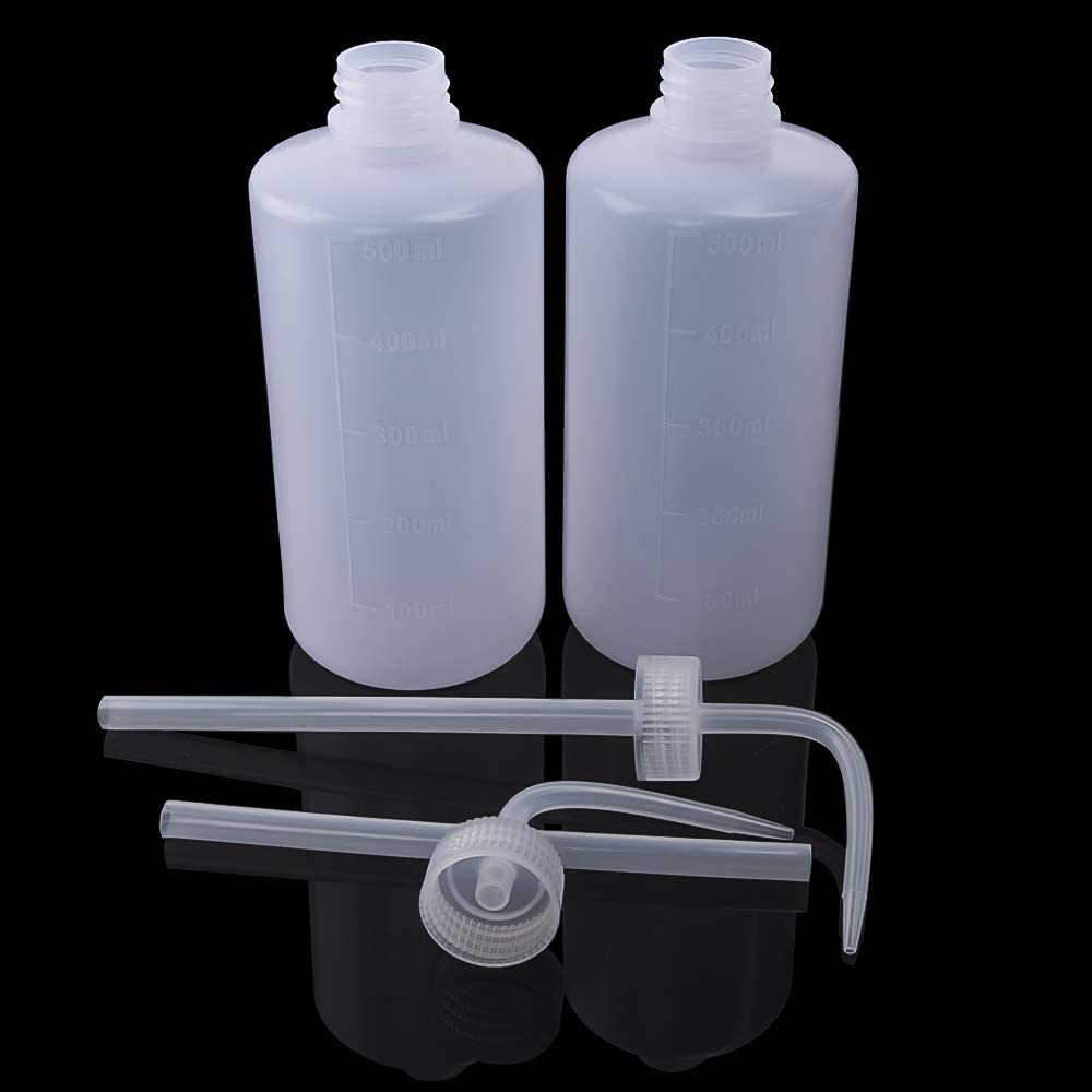 500ml Wash For Bottle Set 6pcs for Laboratory Use with Slanted Dispensing Tip
