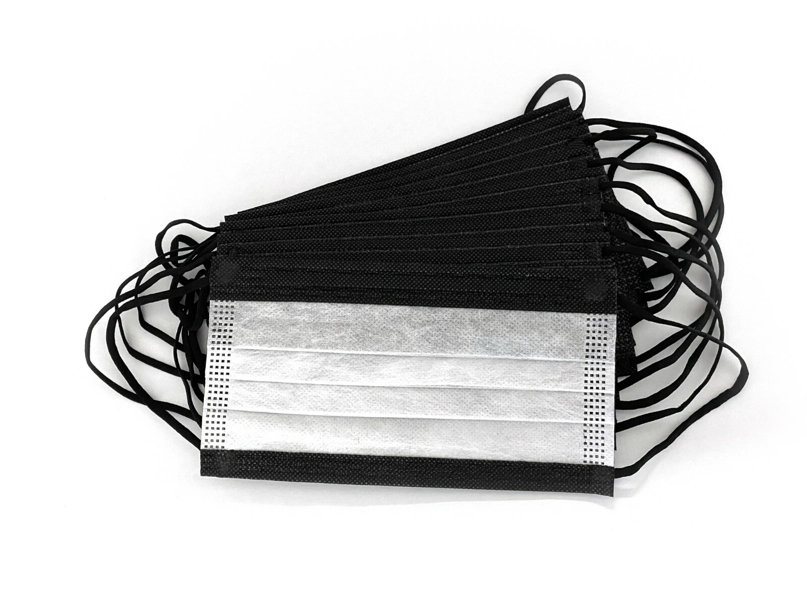 10-50 PCS Disposable Black 3-Ply Layer Dust Filter Unisex Mouth Cover Face Mask