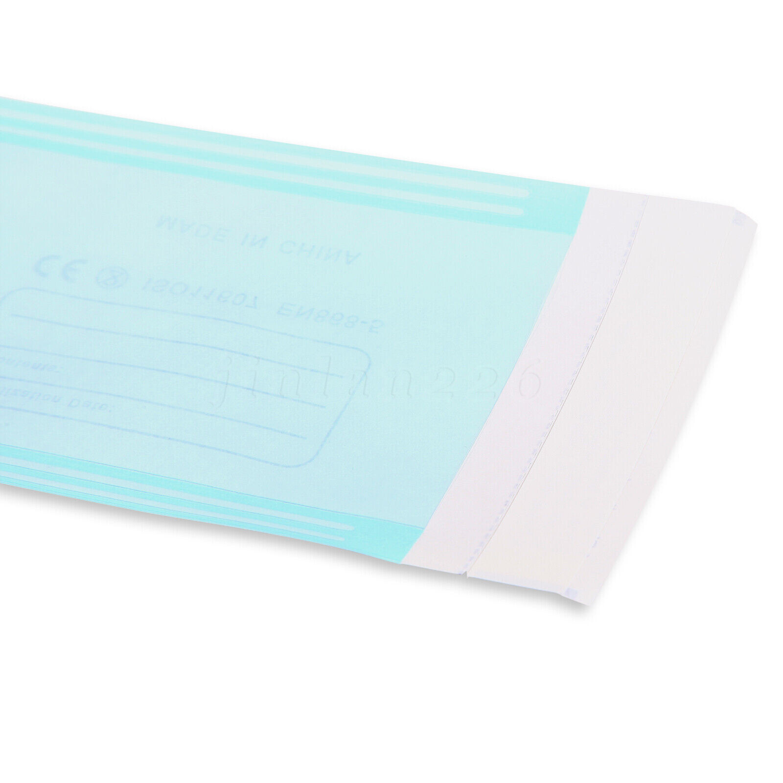 200 Self-Sealing Sterilization Pouch, 3.5″ x 10″ Paper/Blue Film (1 Box)