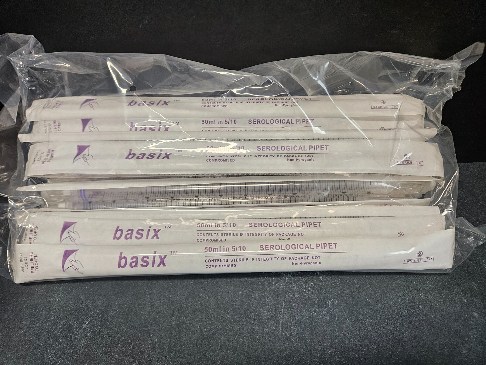 Fisher Scientific Serological Pipet 50 ml PS Case of 100 Pipettes